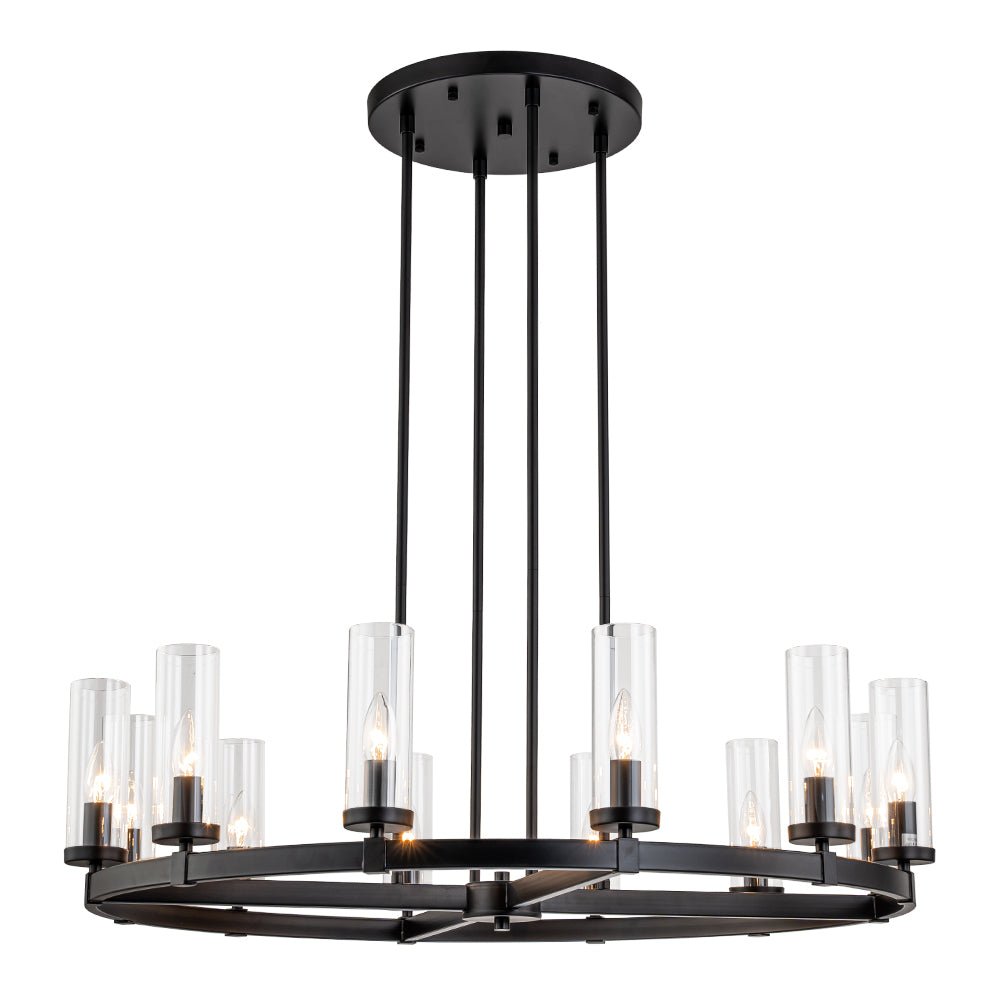 Plotulix Industrial Glass Chandelier