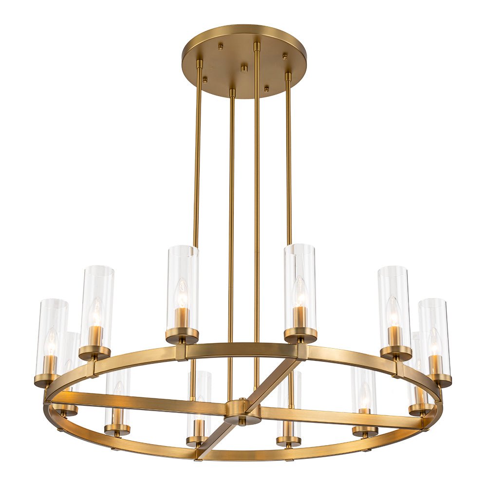 Plotulix Industrial Glass Chandelier