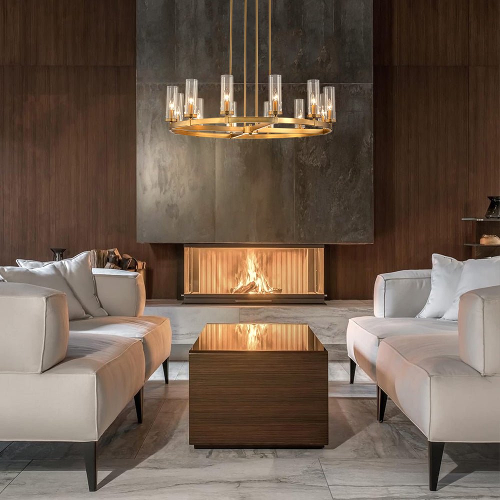 Plotulix Industrial Glass Chandelier
