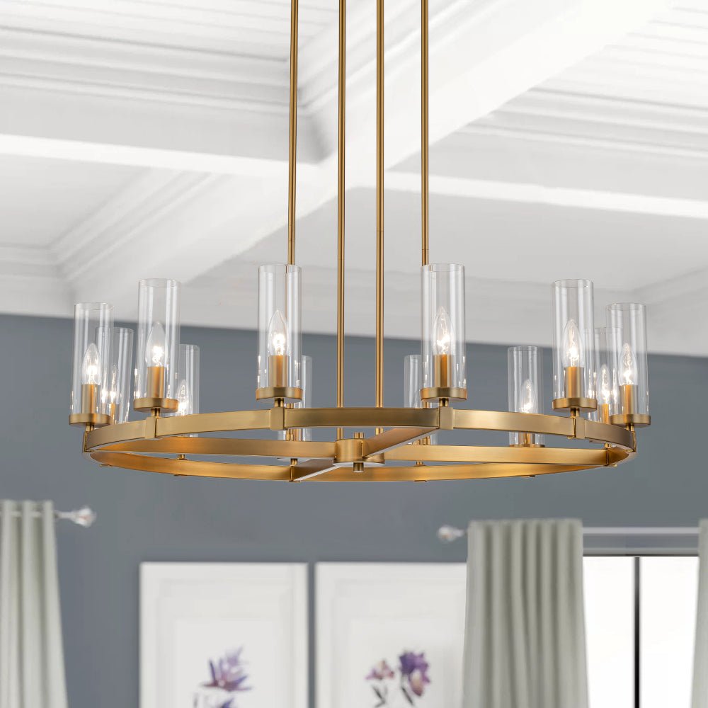 Plotulix Industrial Glass Chandelier