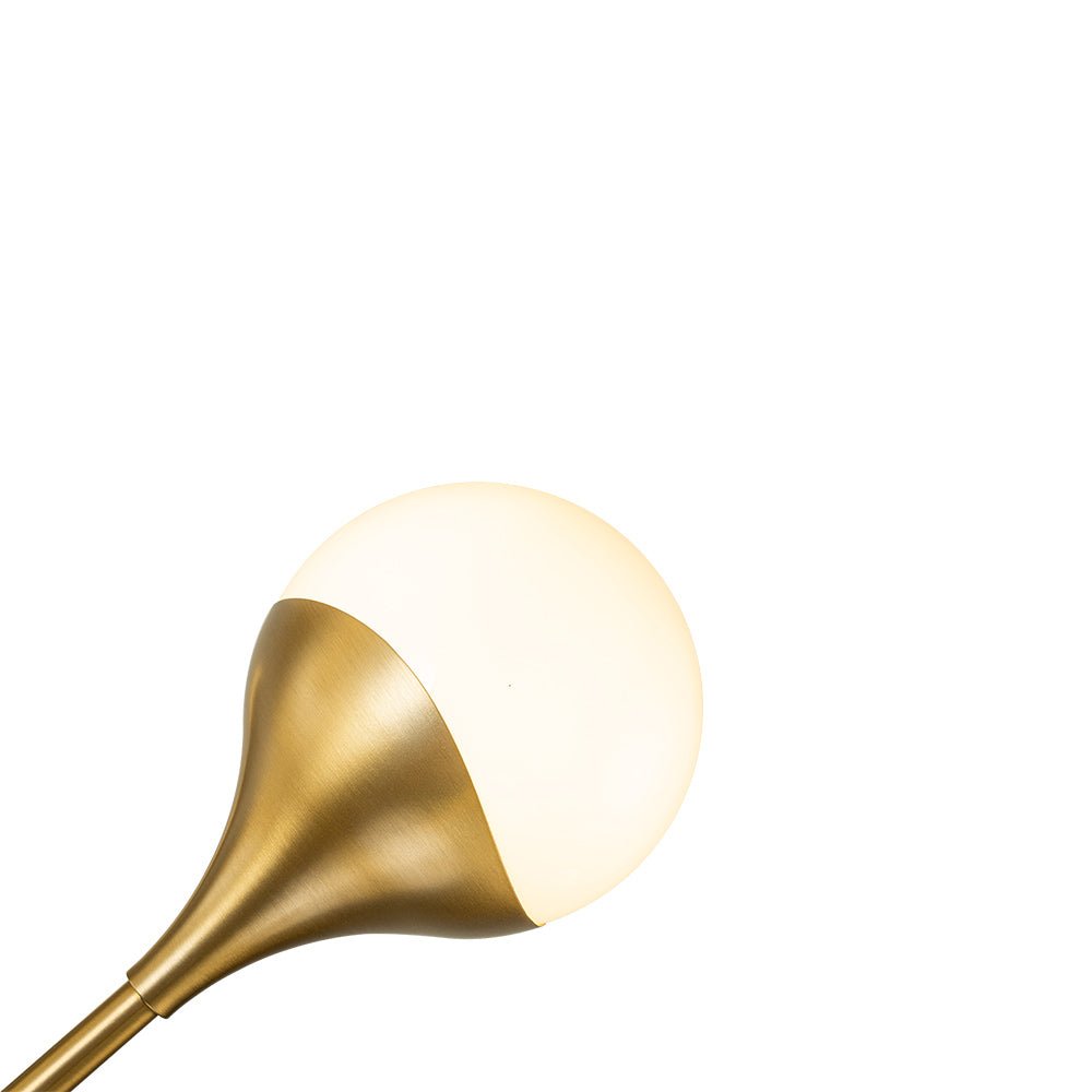 Caeluli Modern Sputnik Opal Glass Chandelier