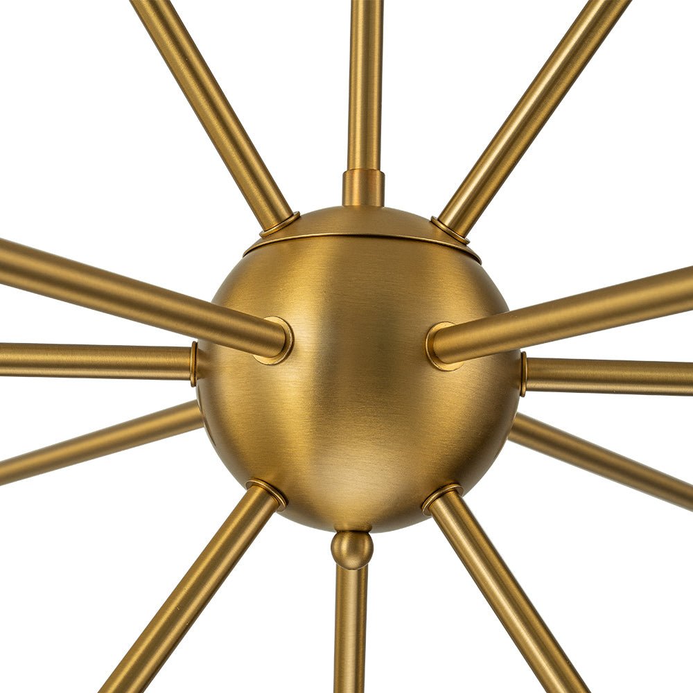 Caeluli Modern Sputnik Opal Glass Chandelier