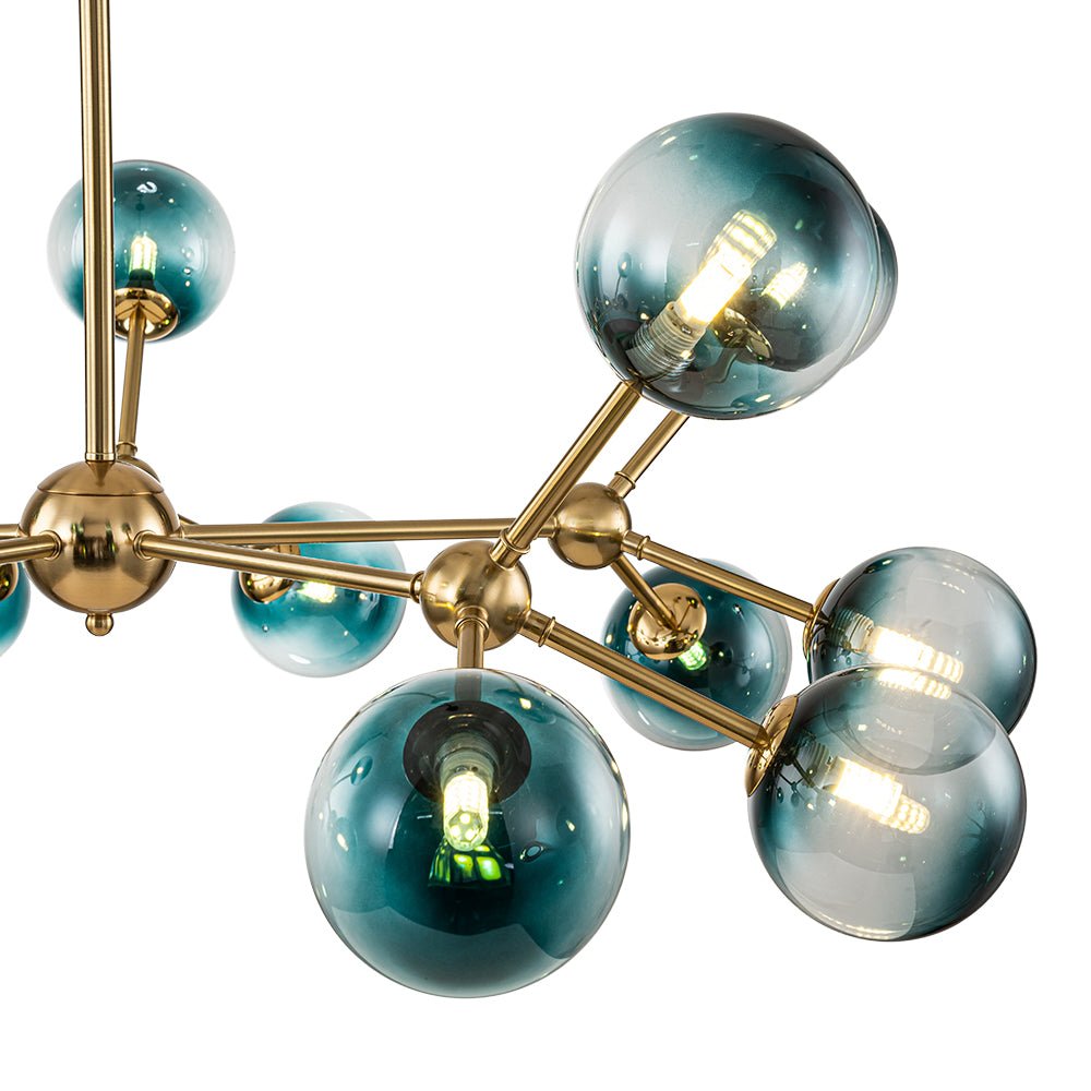 Zoruli Modern Sputnik Glass Chandelier