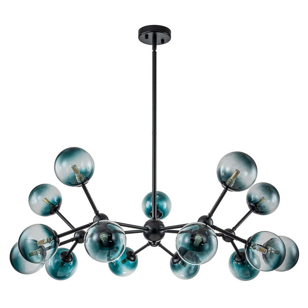 Zoruli Modern Sputnik Glass Chandelier