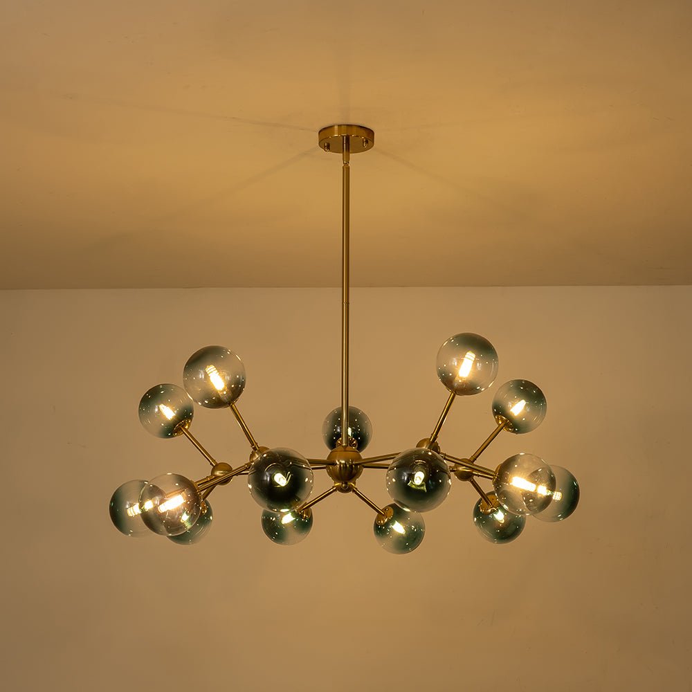 Zoruli Modern Sputnik Glass Chandelier