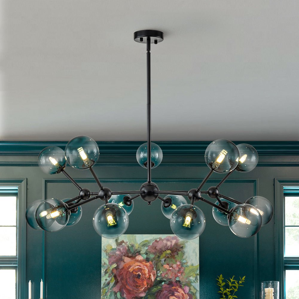 Zoruli Modern Sputnik Glass Chandelier