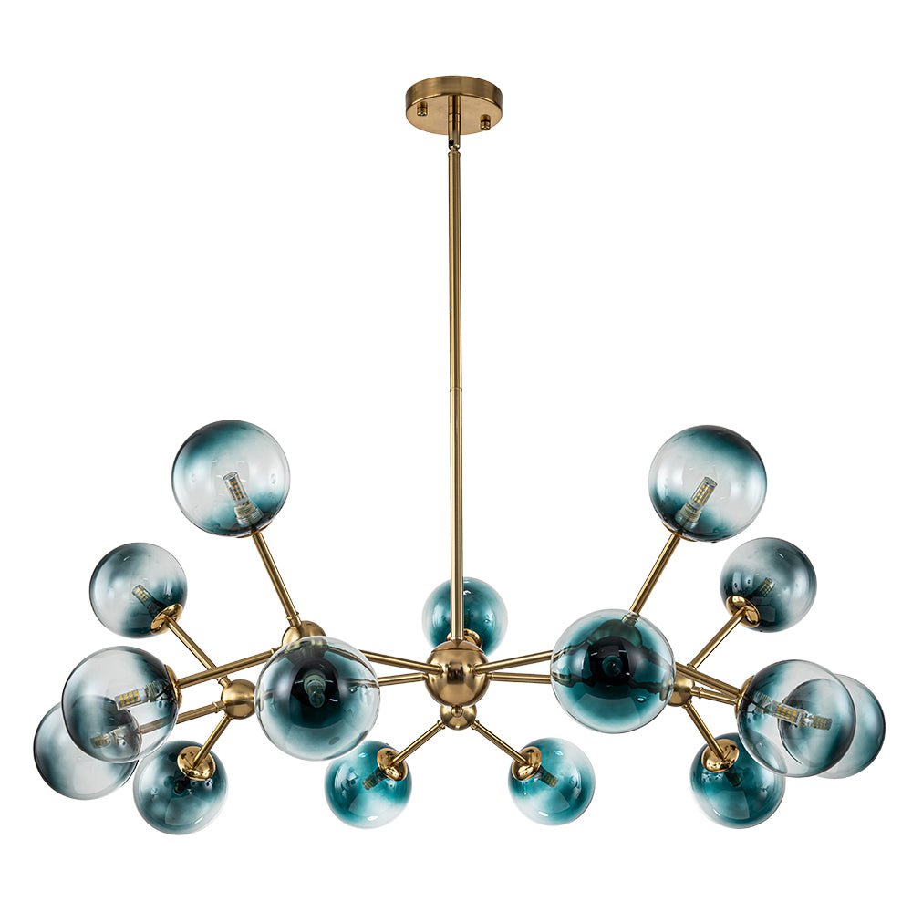 Zoruli Modern Sputnik Glass Chandelier