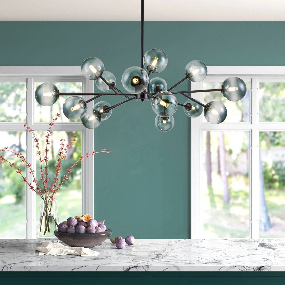 Nattli Glass Globe Bubble Chandelier