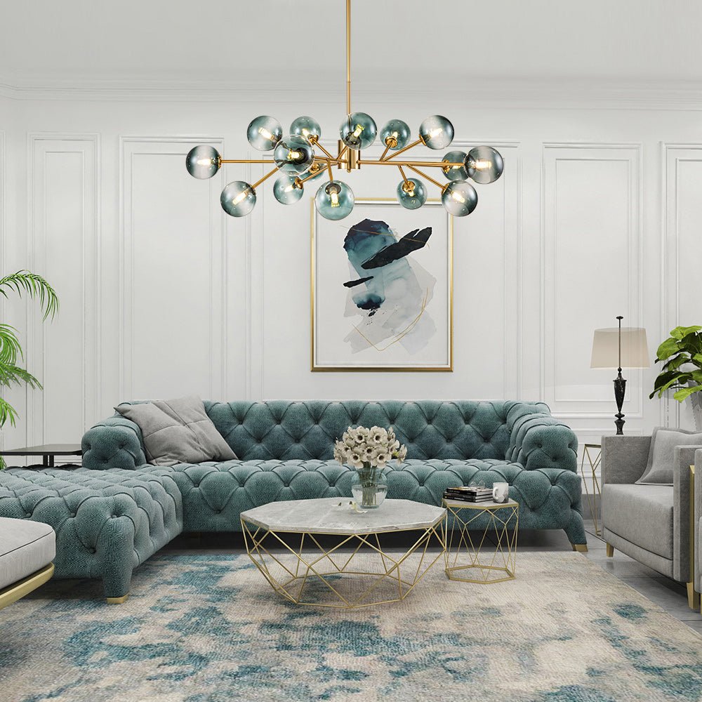 Nattli Glass Globe Bubble Chandelier