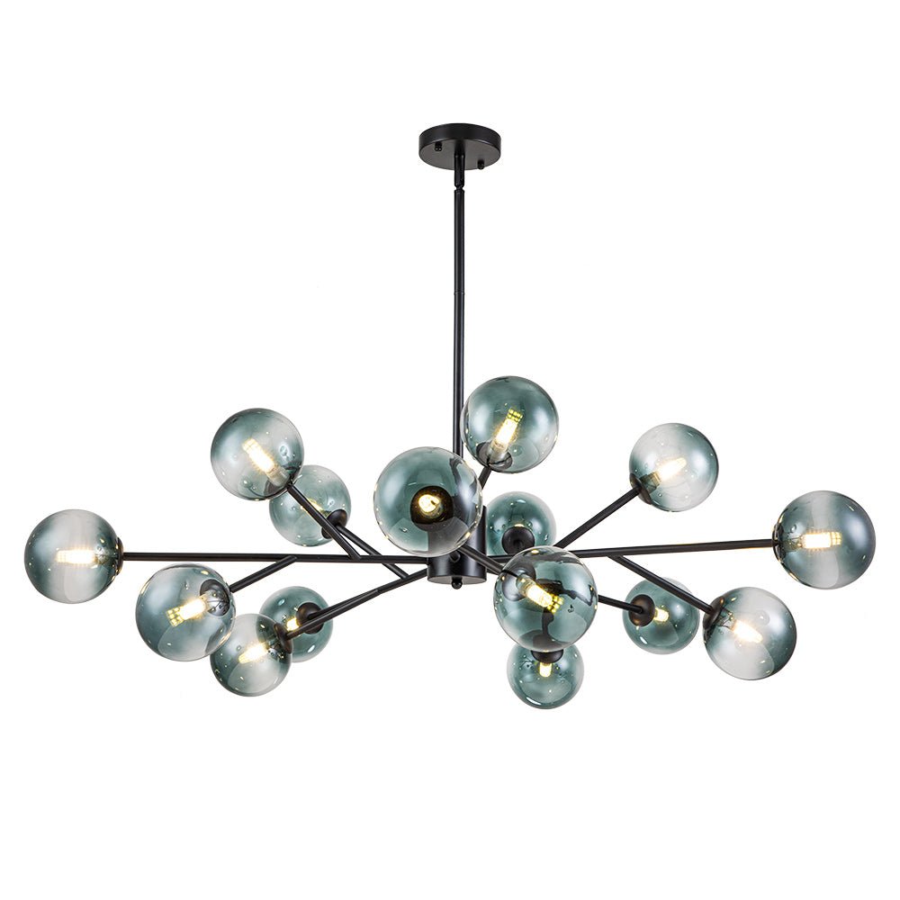 Nattli Glass Globe Bubble Chandelier