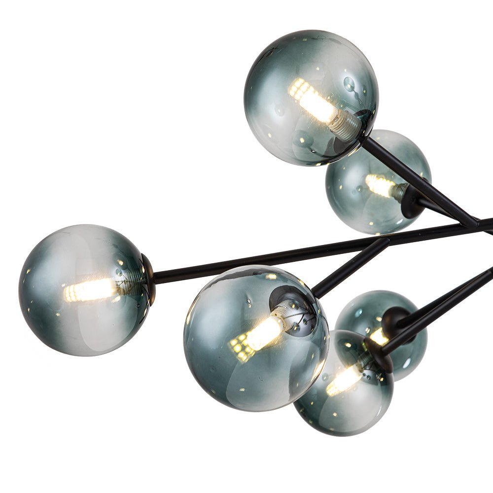 Nattli Glass Globe Bubble Chandelier