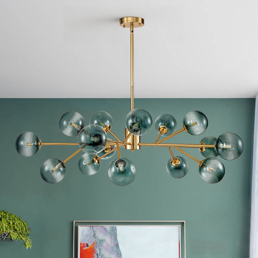 Nattli Glass Globe Bubble Chandelier