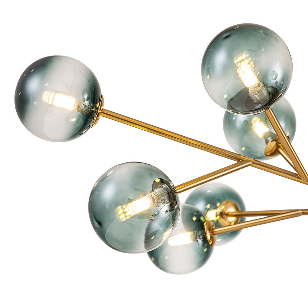 Nattli Glass Globe Bubble Chandelier
