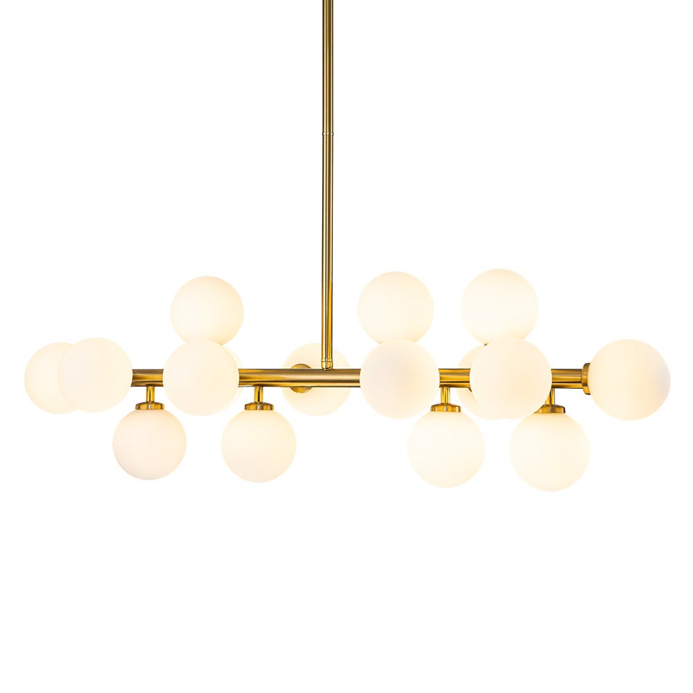 Iris Modern Linear Glass Chandelier