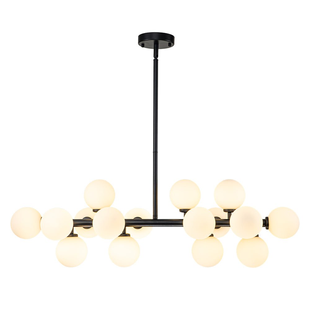 Iris Modern Linear Glass Chandelier