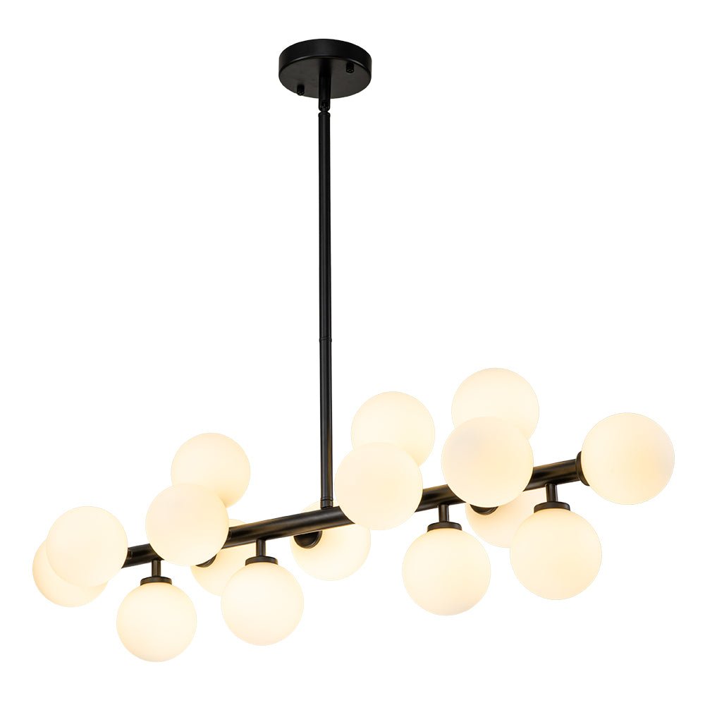 Iris Modern Linear Glass Chandelier