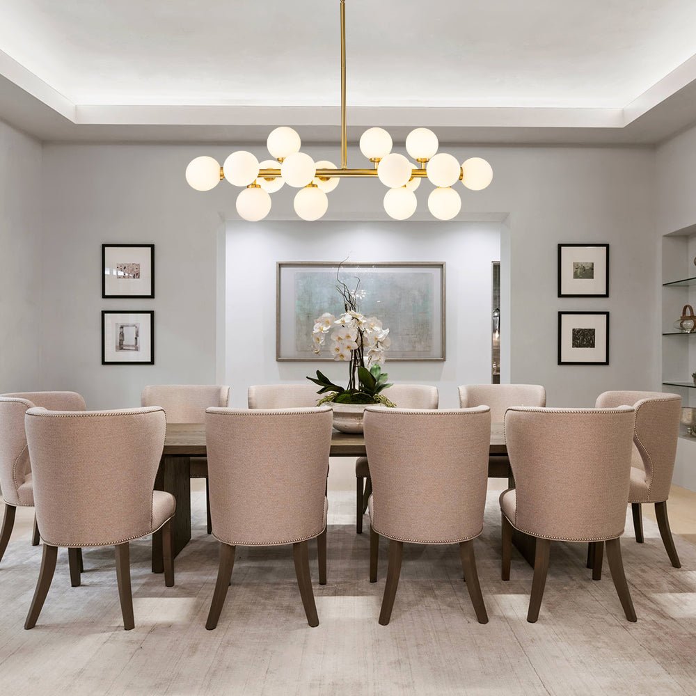 Iris Modern Linear Glass Chandelier
