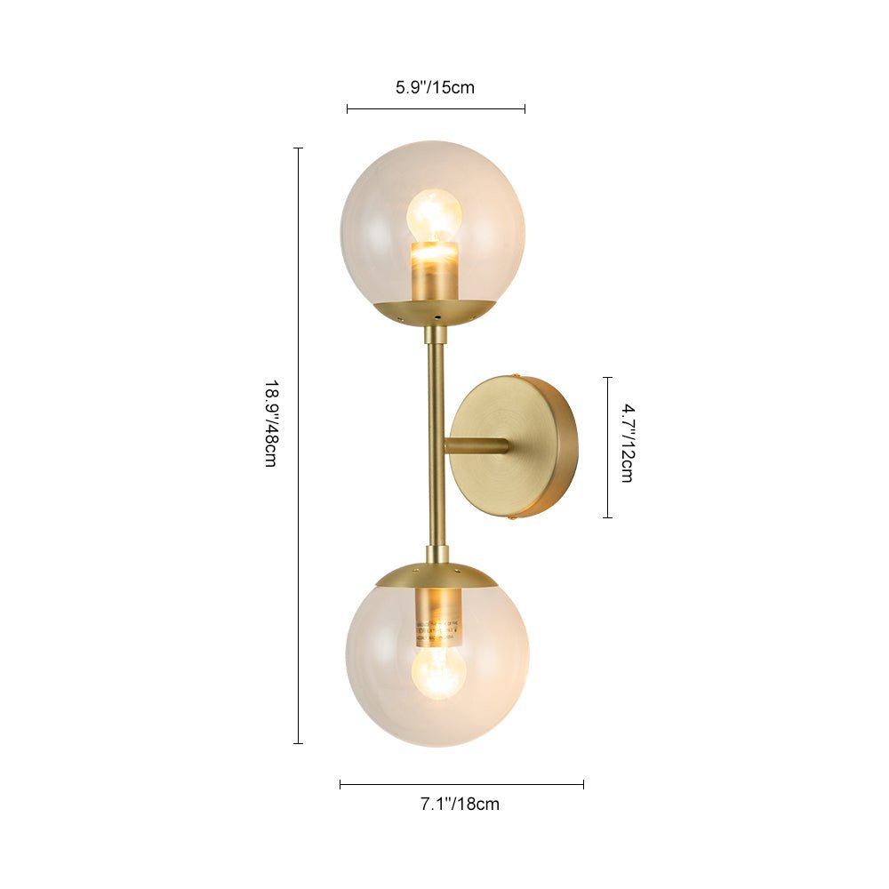 Hjarta Minimalist Glass Wall Sconce