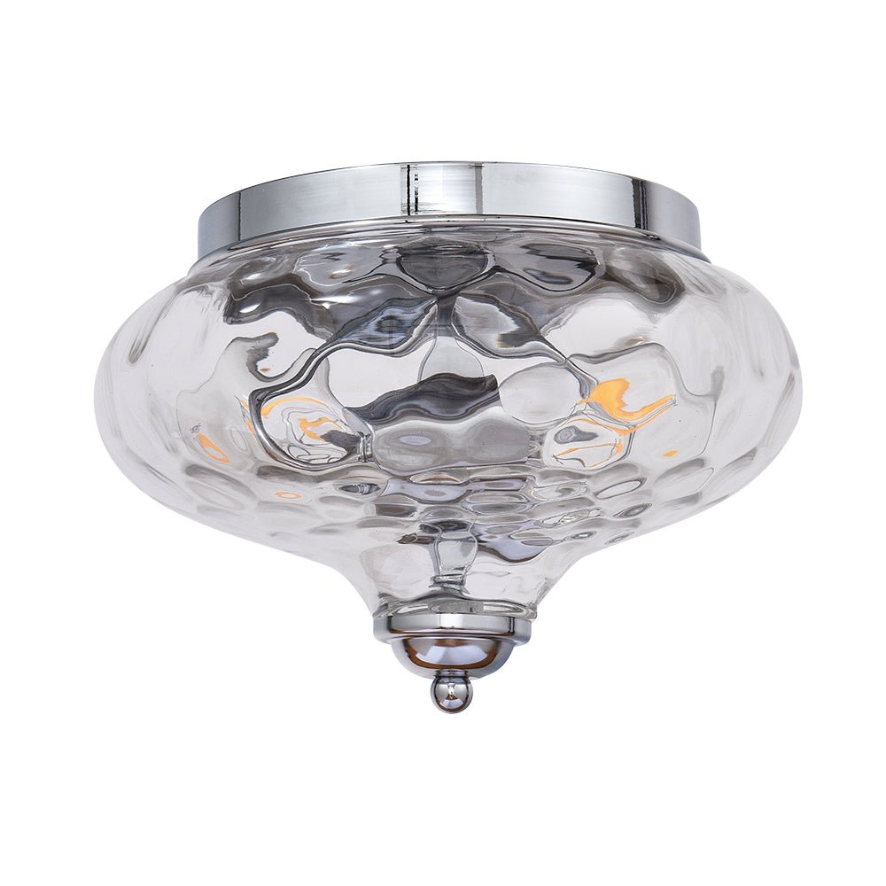 Oralon Modern Glass Flush Mount Ceiling Light