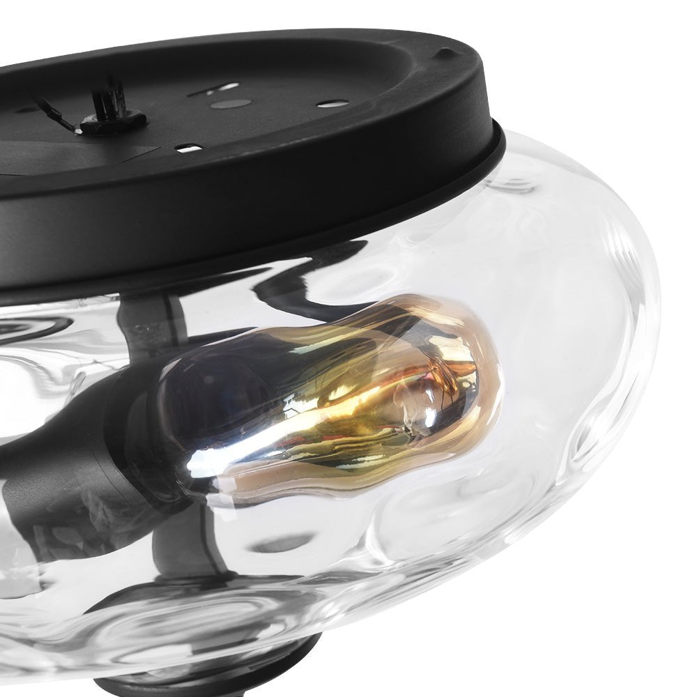Oralon Modern Glass Flush Mount Ceiling Light