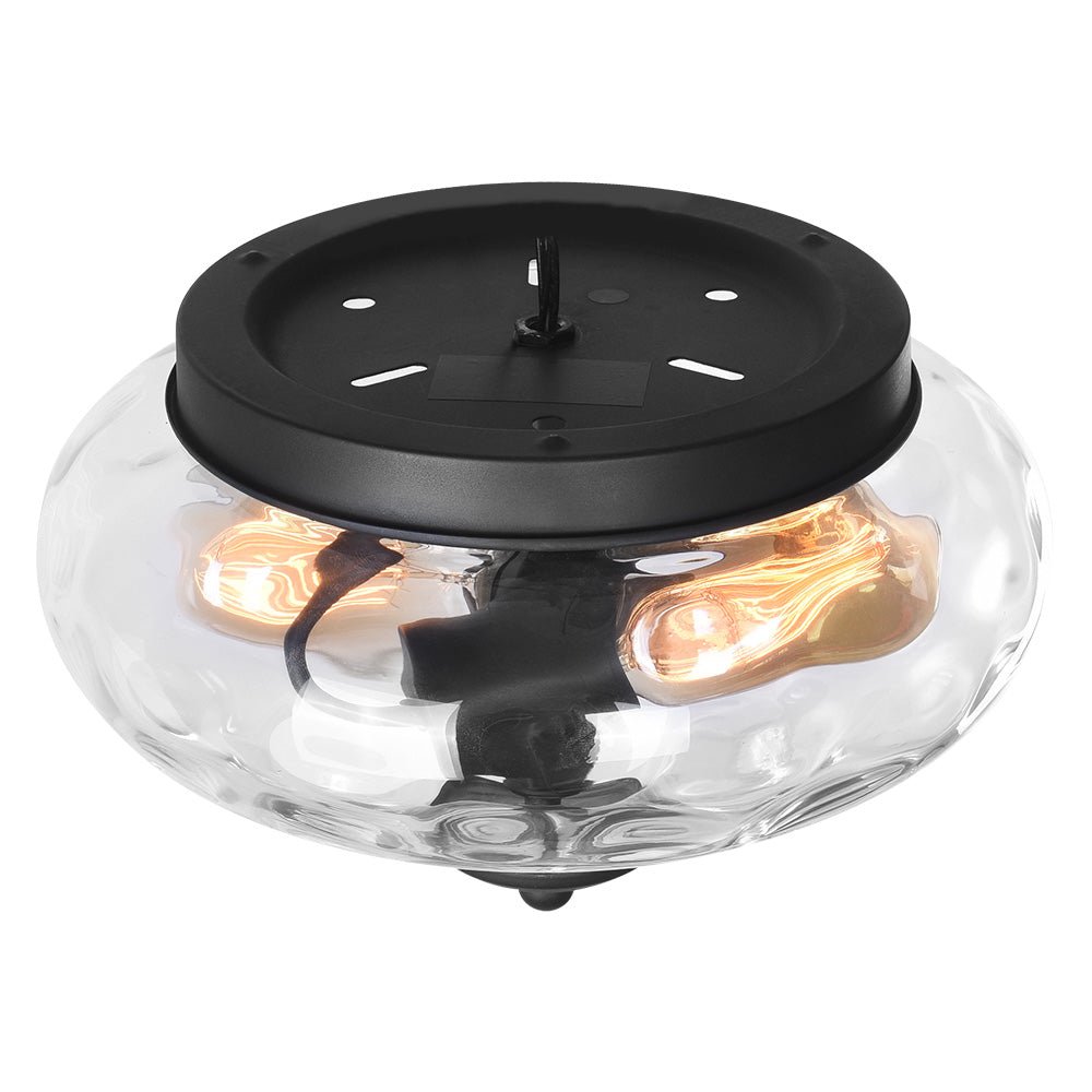 Oralon Modern Glass Flush Mount Ceiling Light