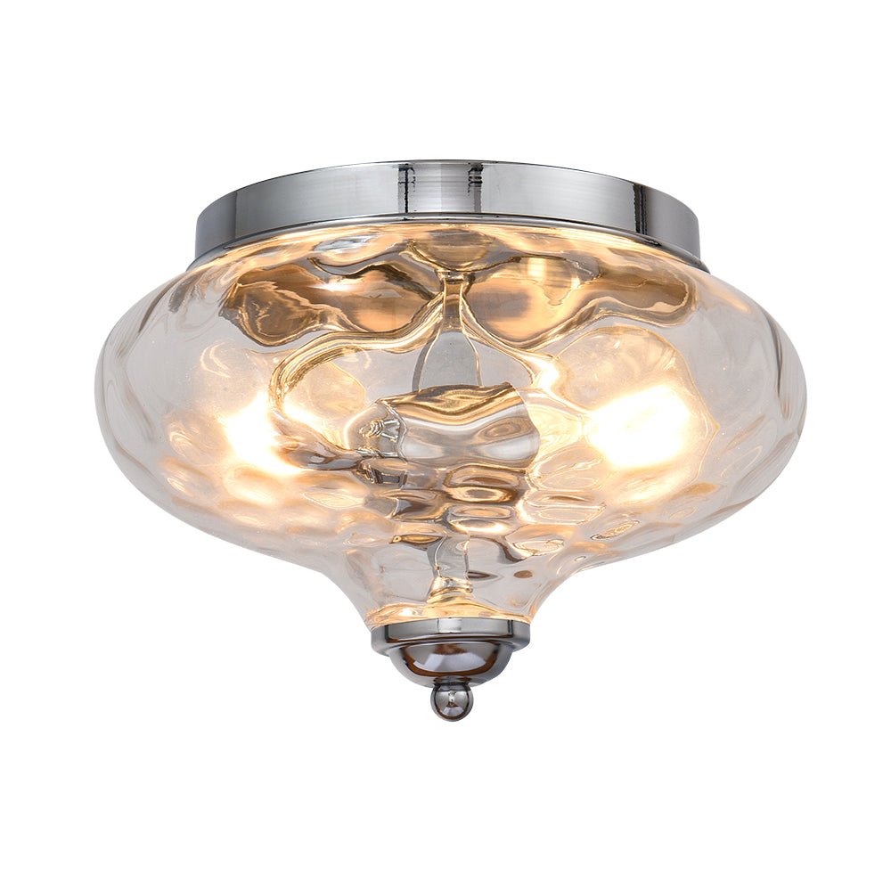 Oralon Modern Glass Flush Mount Ceiling Light