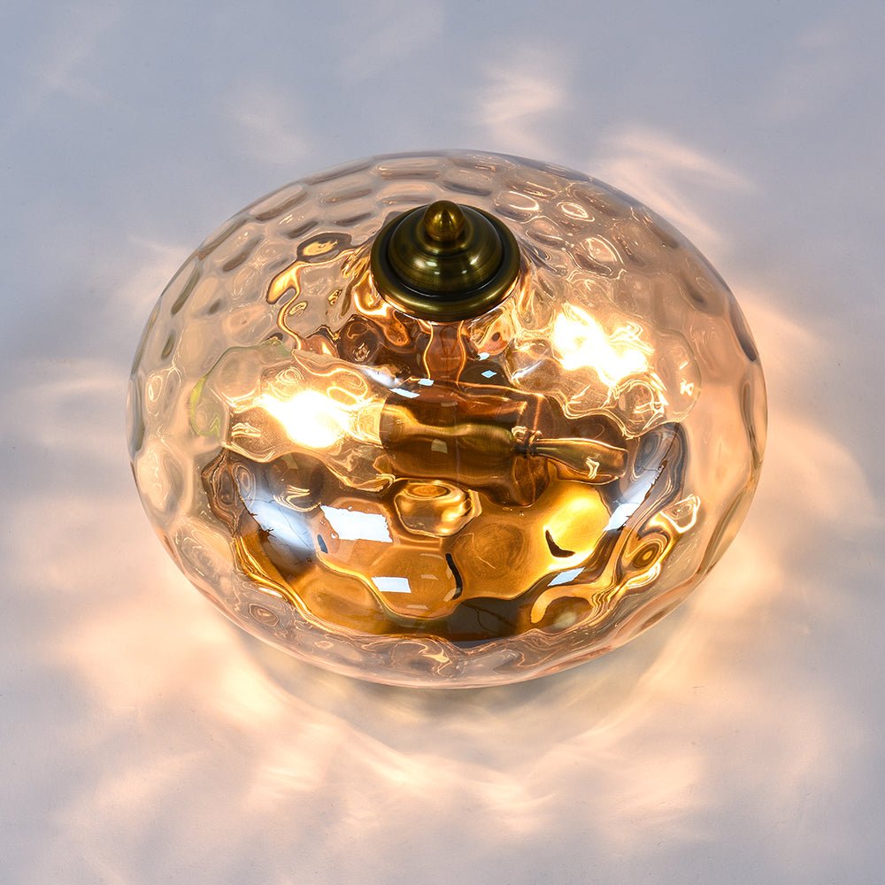 Oralon Modern Glass Flush Mount Ceiling Light