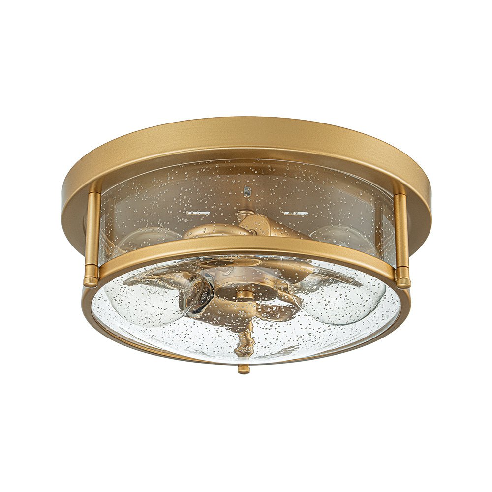 Raudur Modern Glass Flush Mount Ceiling Light