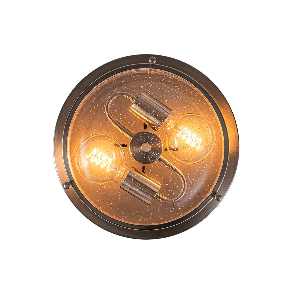 Raudur Modern Glass Flush Mount Ceiling Light