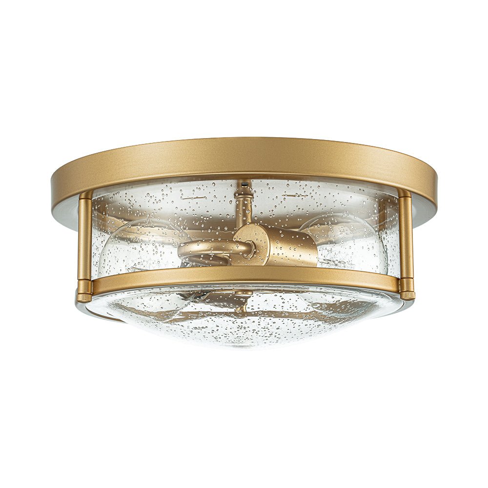 Raudur Modern Glass Flush Mount Ceiling Light