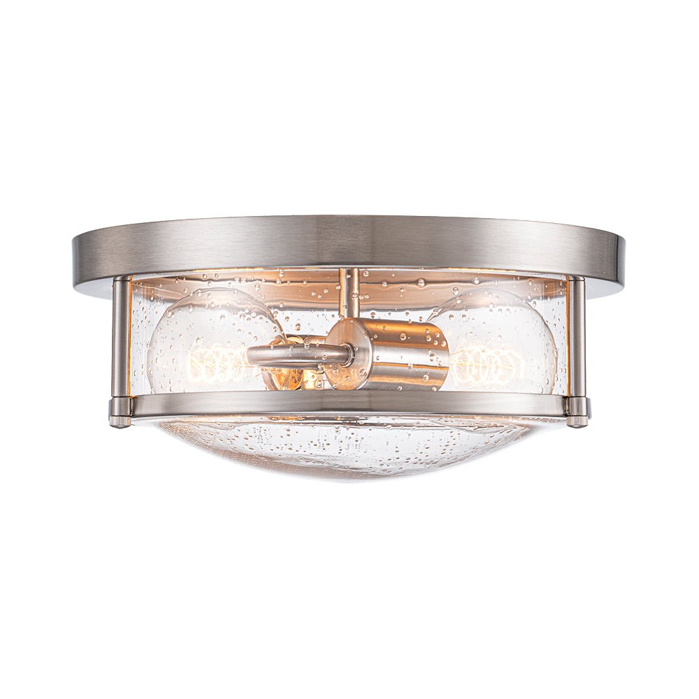 Raudur Modern Glass Flush Mount Ceiling Light