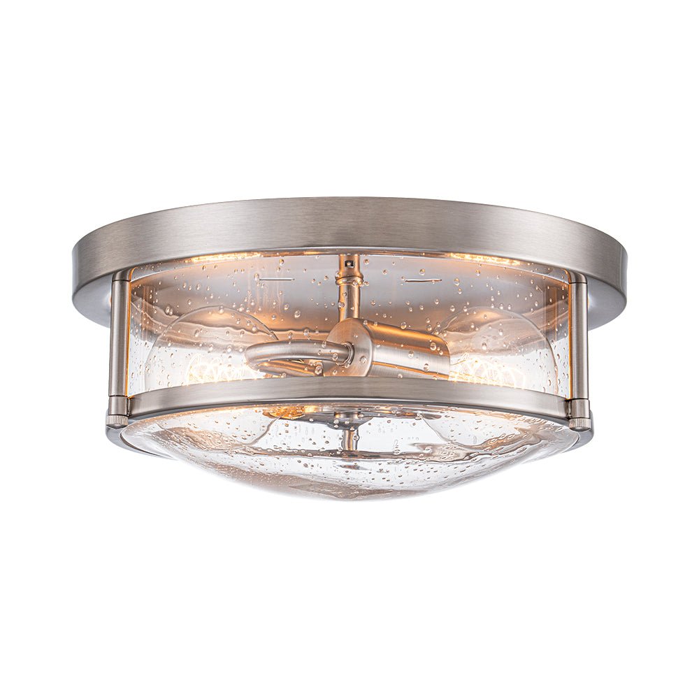 Raudur Modern Glass Flush Mount Ceiling Light