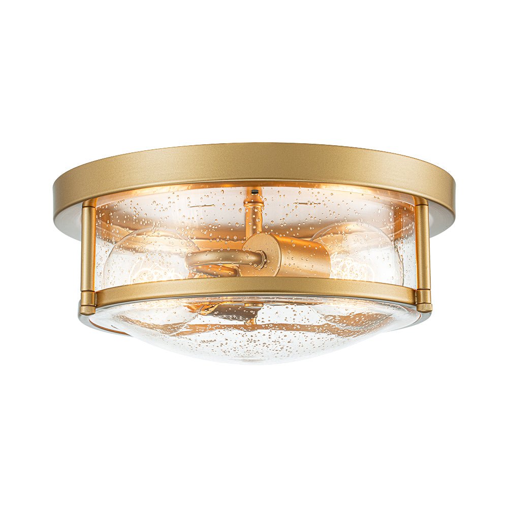 Raudur Modern Glass Flush Mount Ceiling Light