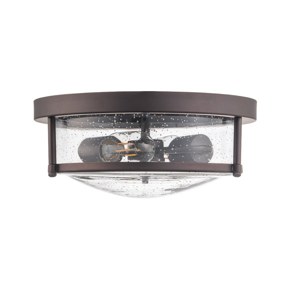 Raudur Modern Glass Flush Mount Ceiling Light