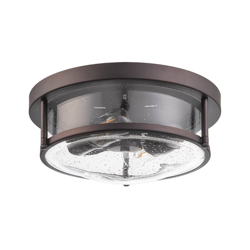 Raudur Modern Glass Flush Mount Ceiling Light
