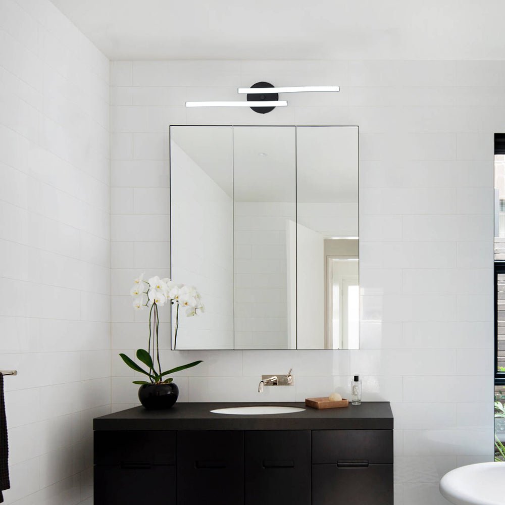 Kveld Wavy Linear Metal Flush Mount Wall Light
