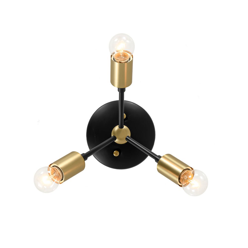 Norduvum Sputnik Metal Semi Flush Mount Ceiling Light