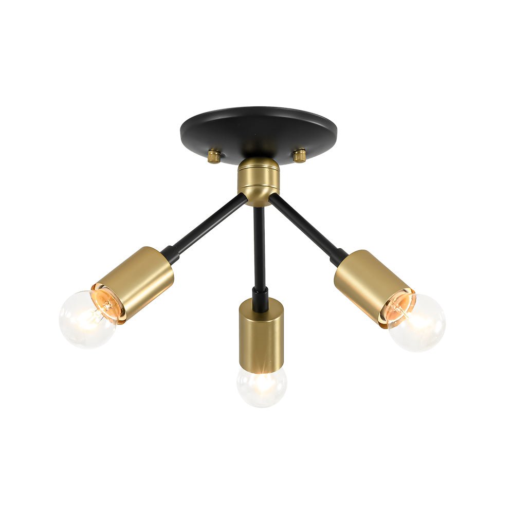 Norduvum Sputnik Metal Semi Flush Mount Ceiling Light