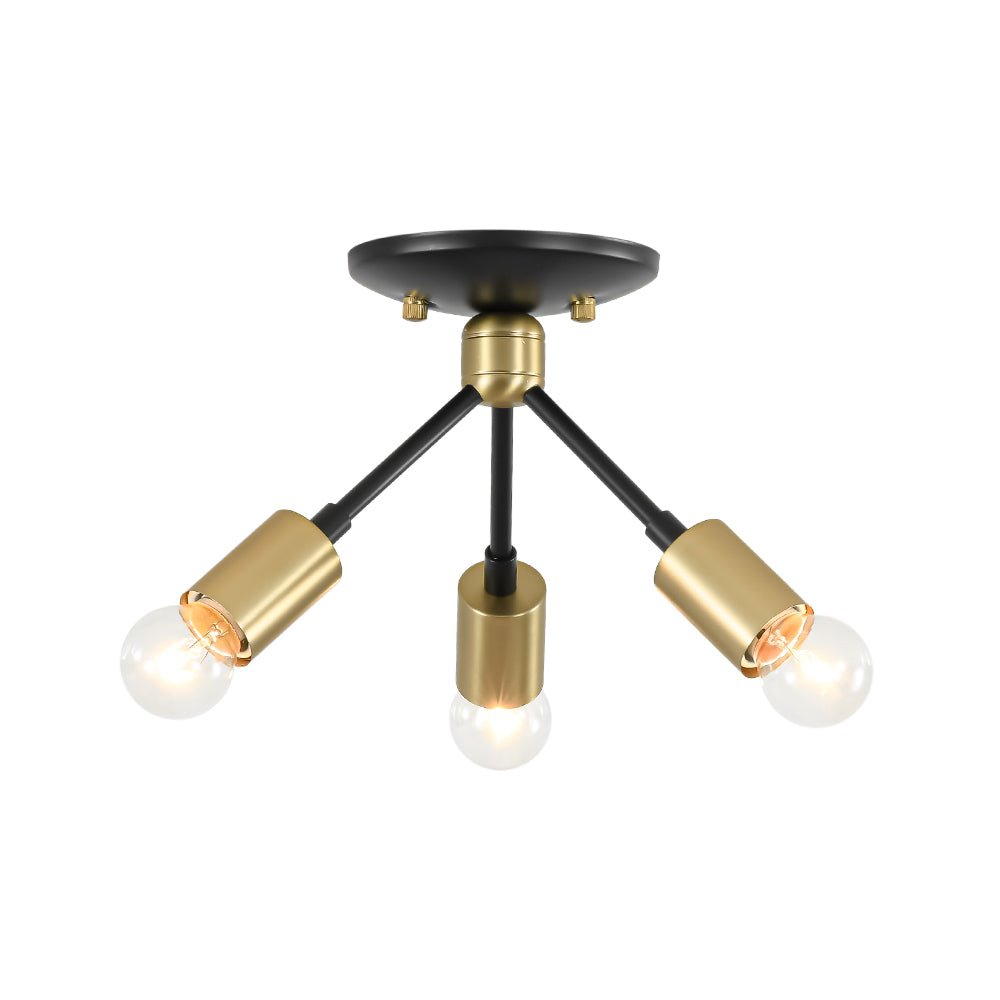 Norduvum Sputnik Metal Semi Flush Mount Ceiling Light