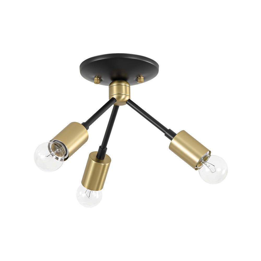Norduvum Sputnik Metal Semi Flush Mount Ceiling Light