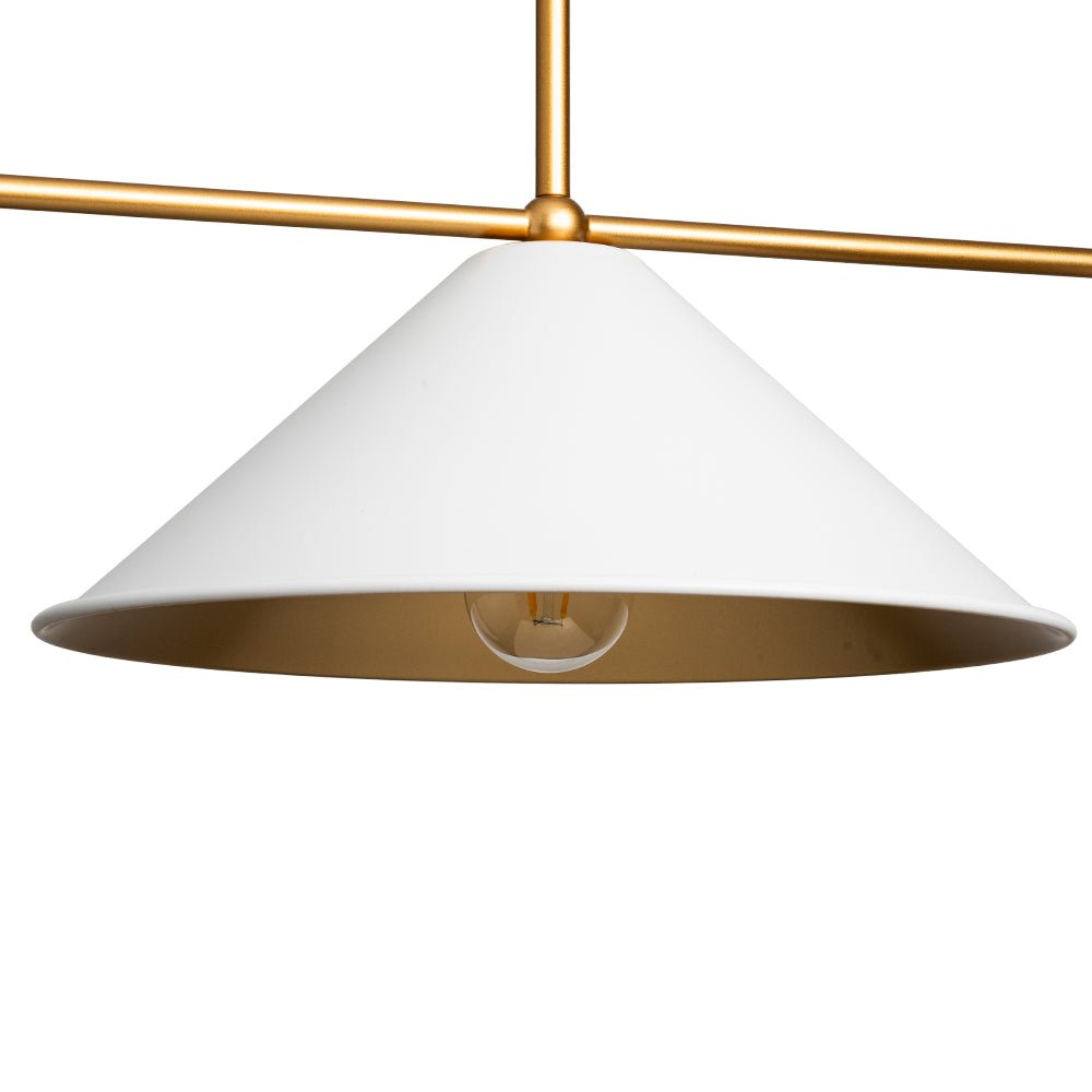 Rauduvix Black Cone Shade Metal Pendant