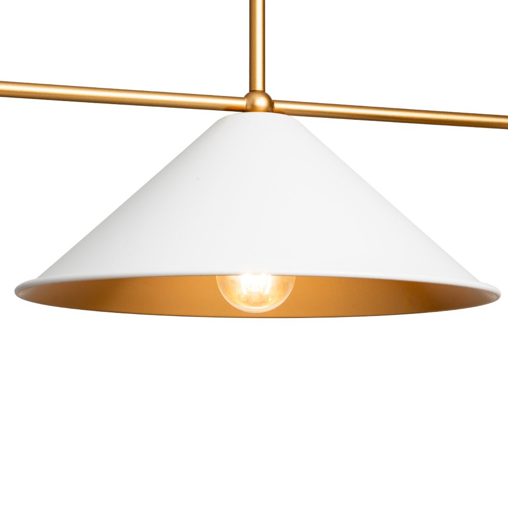 Rauduvix Black Cone Shade Metal Pendant