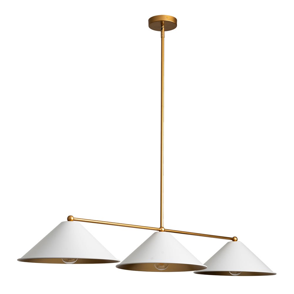 Rauduvix Black Cone Shade Metal Pendant