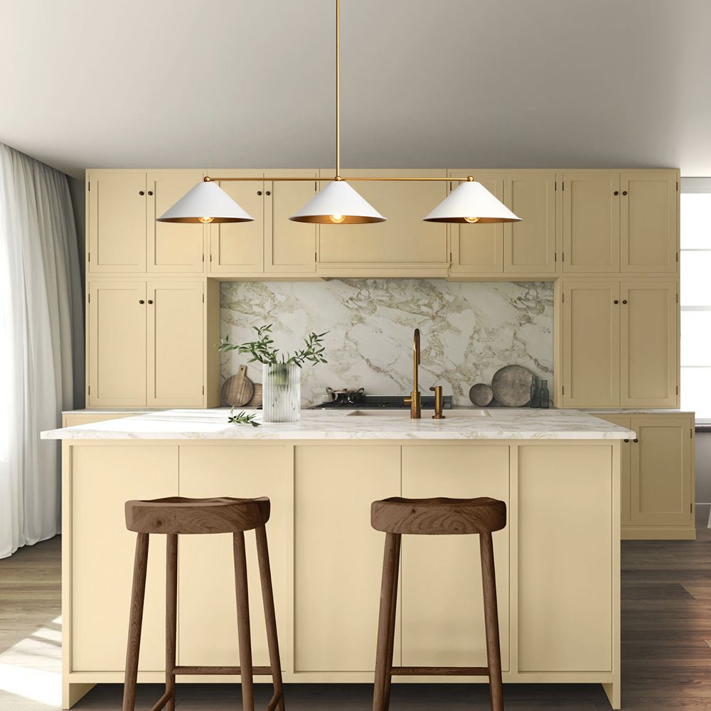 Rauduvix Black Cone Shade Metal Pendant
