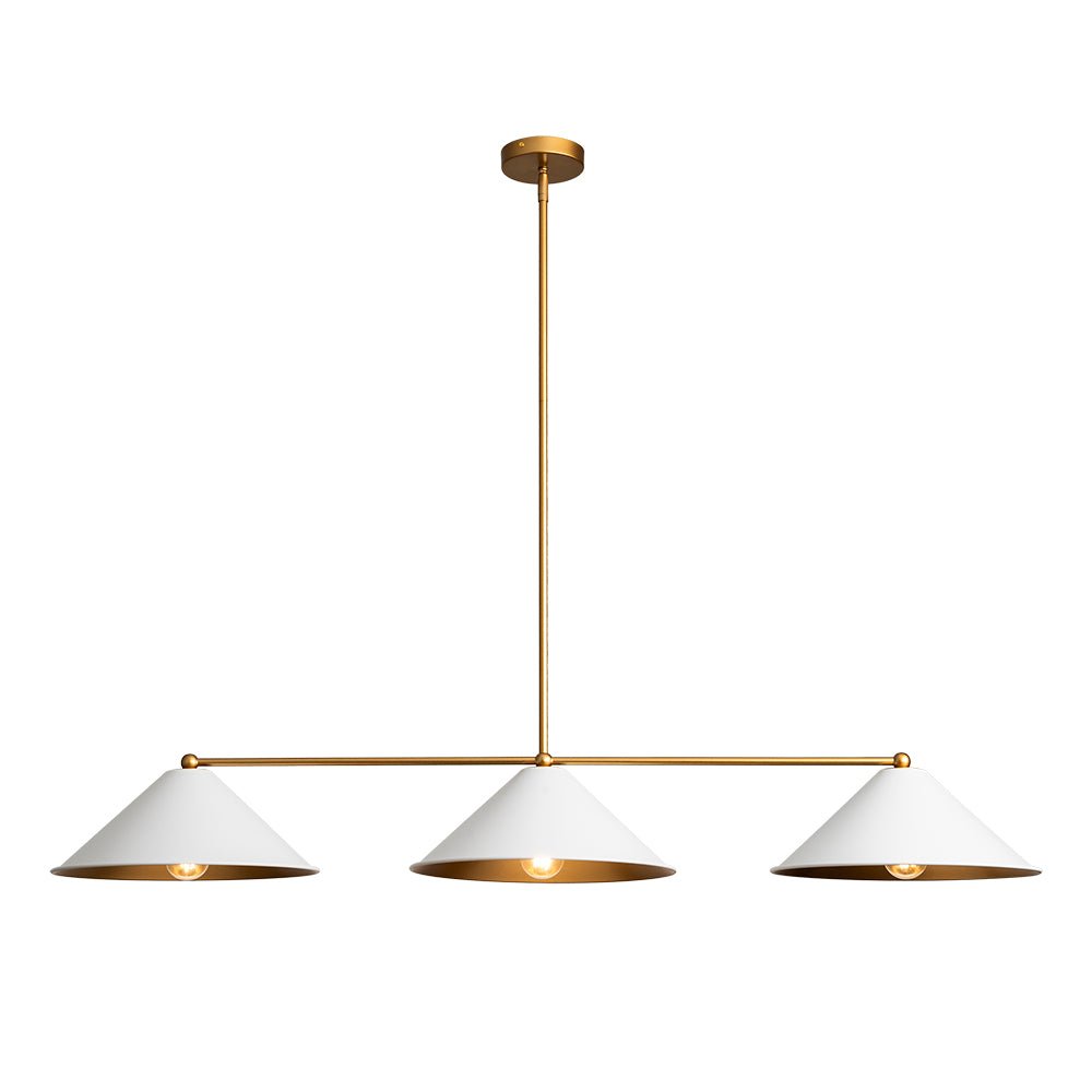 Rauduvix Black Cone Shade Metal Pendant