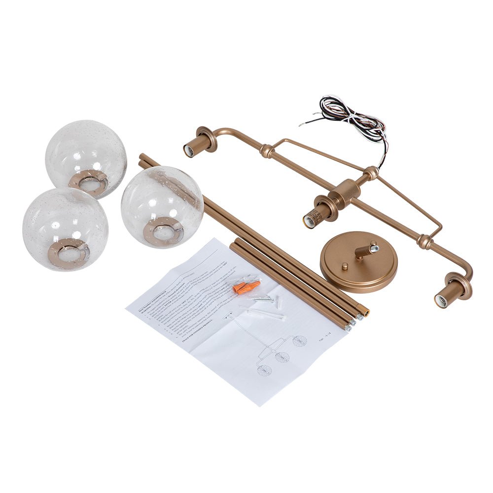 Himinunix Bubble Linear Metal Pendant