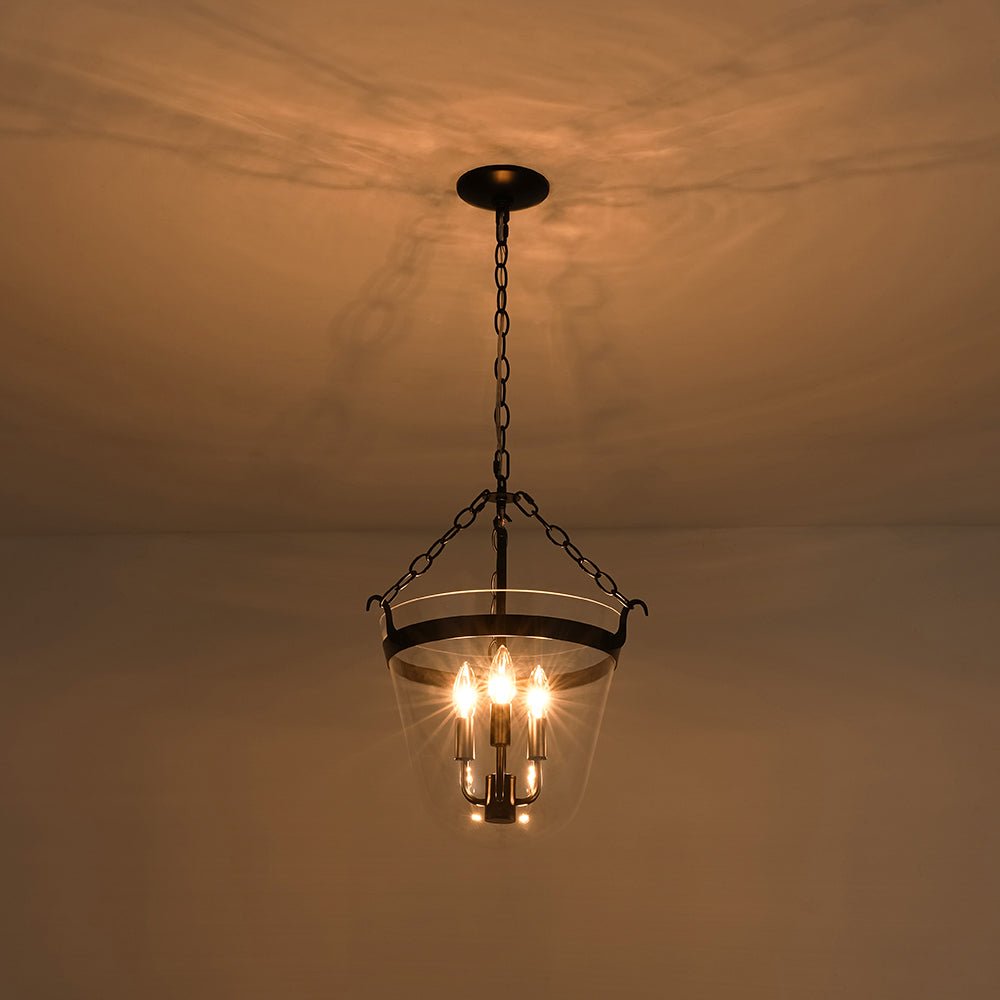 Fyrsta Postmodern luxury Glass Pendant / Semi Flush Ceiling Light