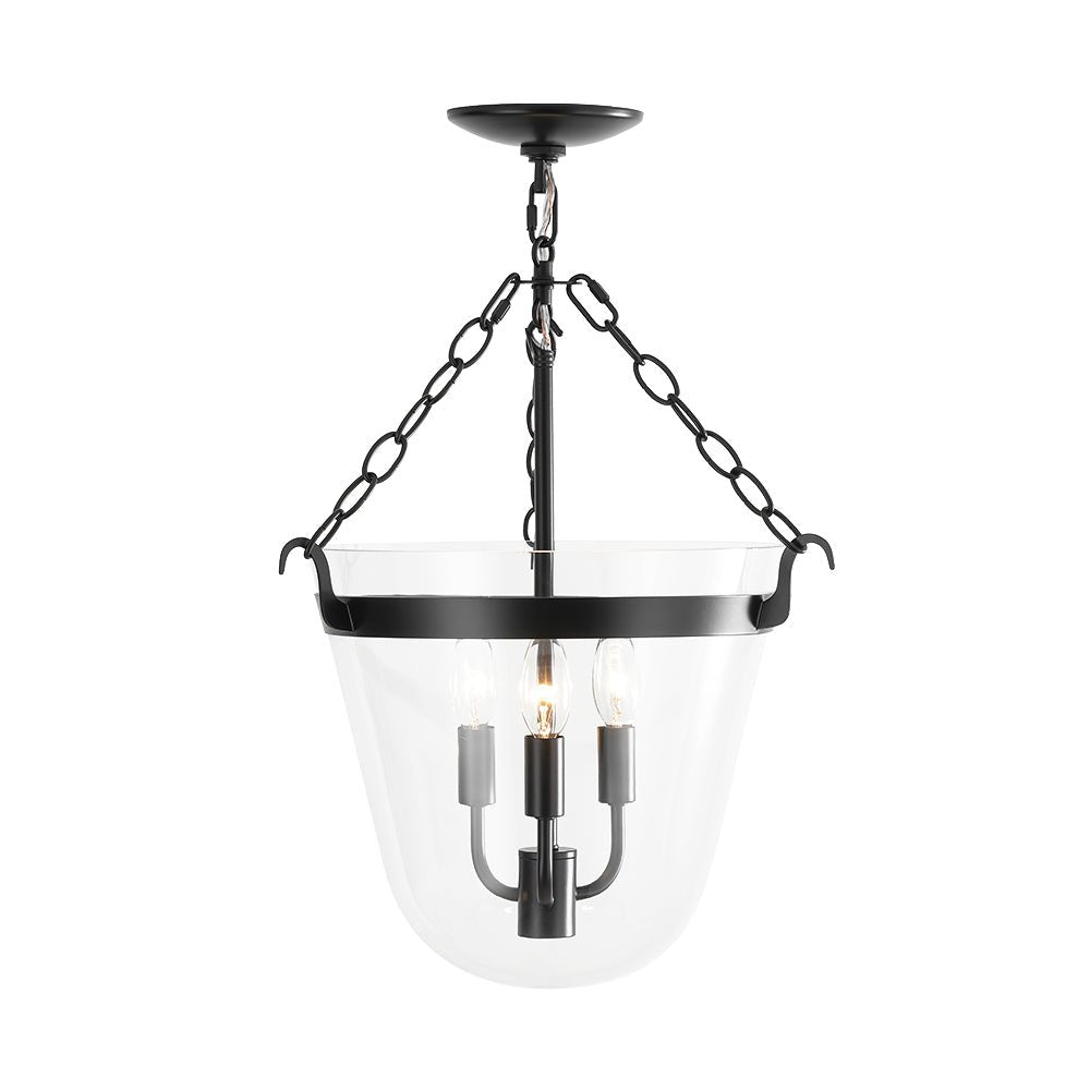 Fyrsta Postmodern luxury Glass Pendant / Semi Flush Ceiling Light