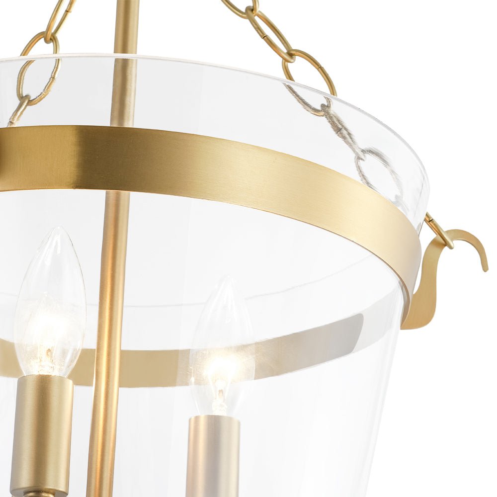 Fyrsta Postmodern luxury Glass Pendant / Semi Flush Ceiling Light