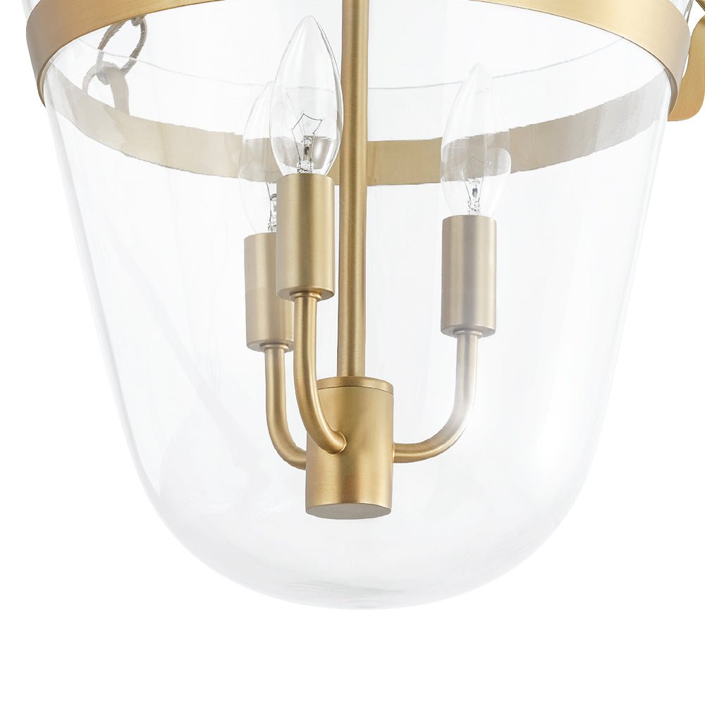 Fyrsta Postmodern luxury Glass Pendant / Semi Flush Ceiling Light